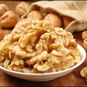 Snow white walnut kernels