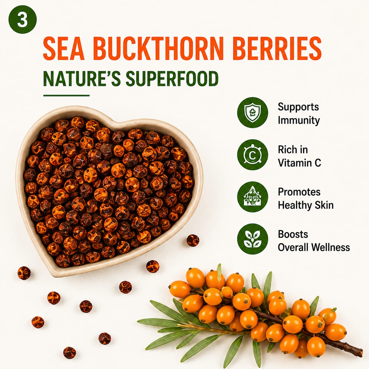 Fajar Traders Pure Sea Buckthorn Extract | Himalayan Origin | No Added Sugar |500g - Image 3