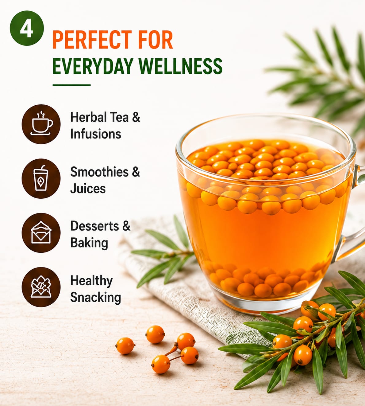Fajar Traders Pure Sea Buckthorn Extract | Himalayan Origin | No Added Sugar |500g - Image 4