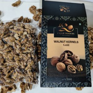 Fajar Traders Premium Gold Walnut Kernels (500g) – Fresh, Crunchy & Nutrient-Rich Akhrot Giri
